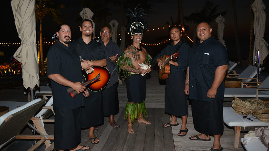 hawaiian musicians from Hawaiʻi Hula Company