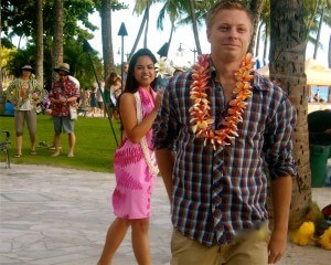 A Hawaiian wedding proposal